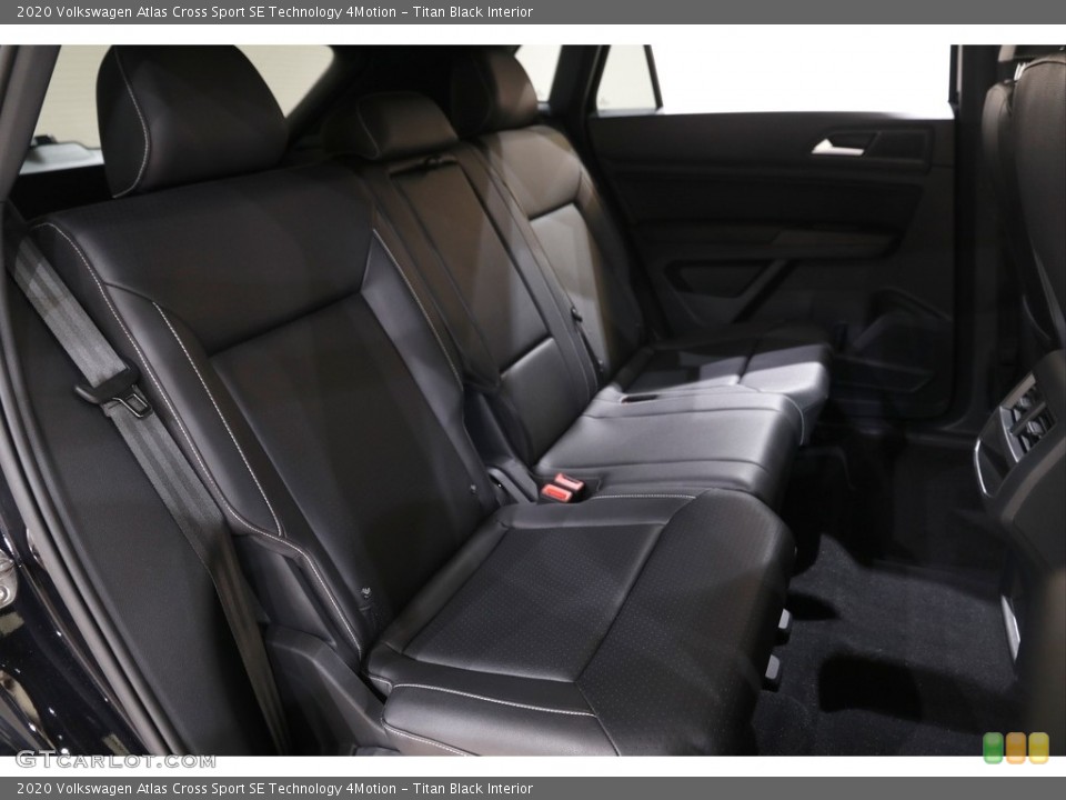 Titan Black Interior Rear Seat for the 2020 Volkswagen Atlas Cross Sport SE Technology 4Motion #142631090