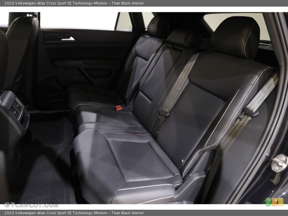 Titan Black Interior Rear Seat for the 2020 Volkswagen Atlas Cross Sport SE Technology 4Motion #142631108
