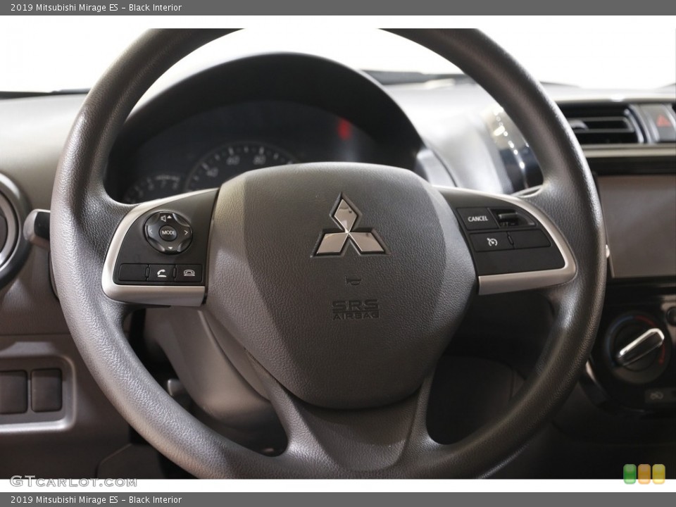Black Interior Steering Wheel for the 2019 Mitsubishi Mirage ES #142632296