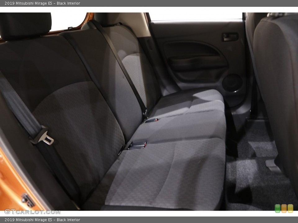 Black Interior Rear Seat for the 2019 Mitsubishi Mirage ES #142632343