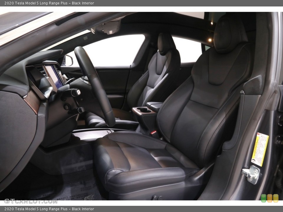 Black Interior Front Seat for the 2020 Tesla Model S Long Range Plus #142632794