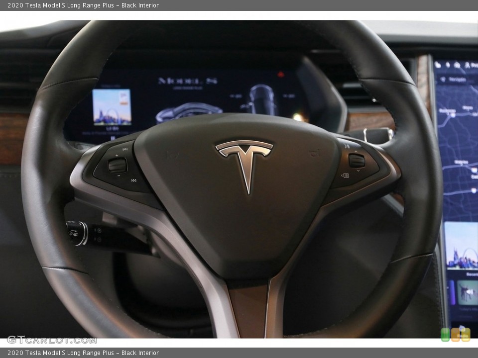 Black Interior Steering Wheel for the 2020 Tesla Model S Long Range Plus #142632800