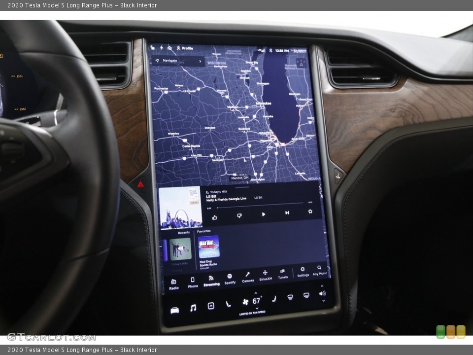 Black Interior Navigation for the 2020 Tesla Model S Long Range Plus #142632809