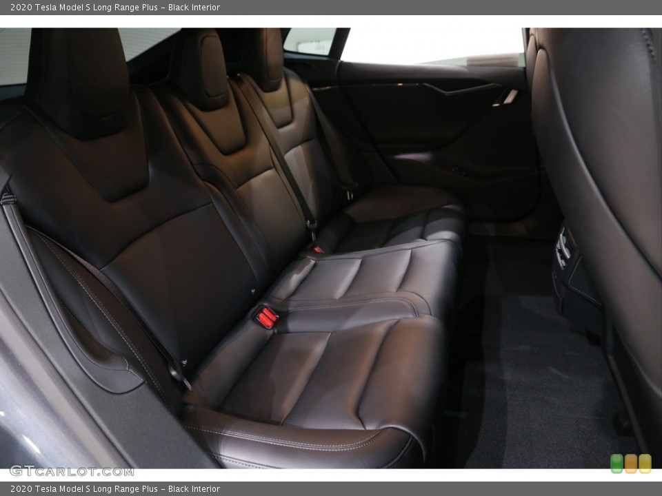 Black Interior Rear Seat for the 2020 Tesla Model S Long Range Plus #142632857
