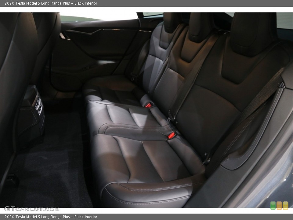 Black Interior Rear Seat for the 2020 Tesla Model S Long Range Plus #142632860
