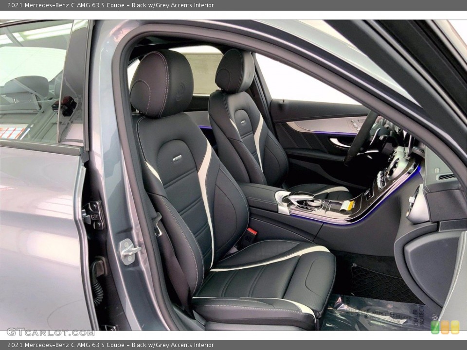 Black w/Grey Accents 2021 Mercedes-Benz C Interiors