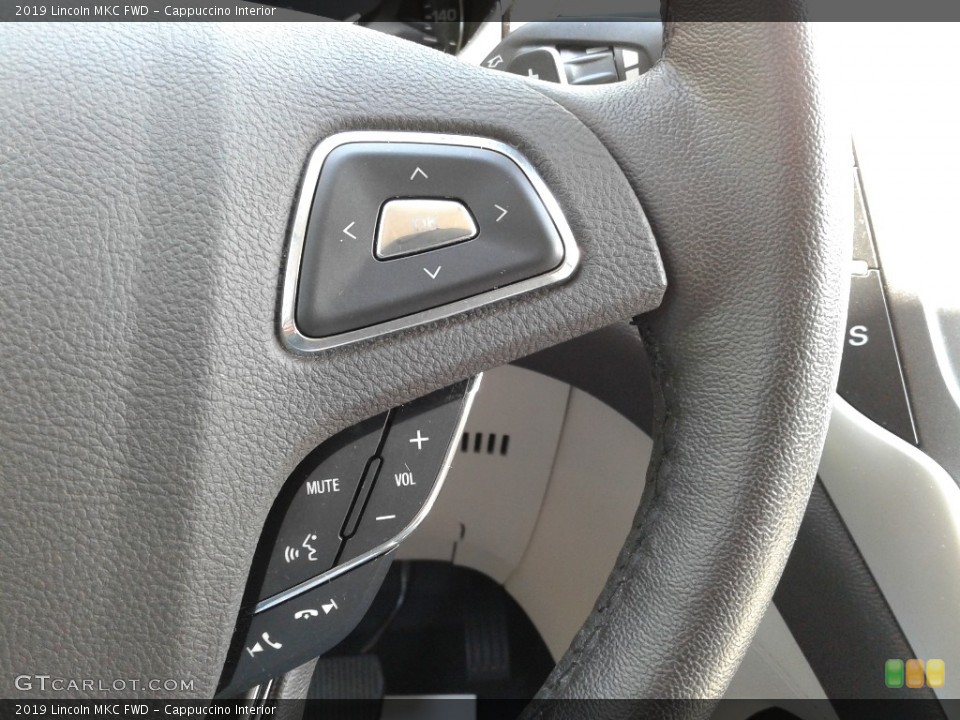 Cappuccino Interior Steering Wheel for the 2019 Lincoln MKC FWD #142635149
