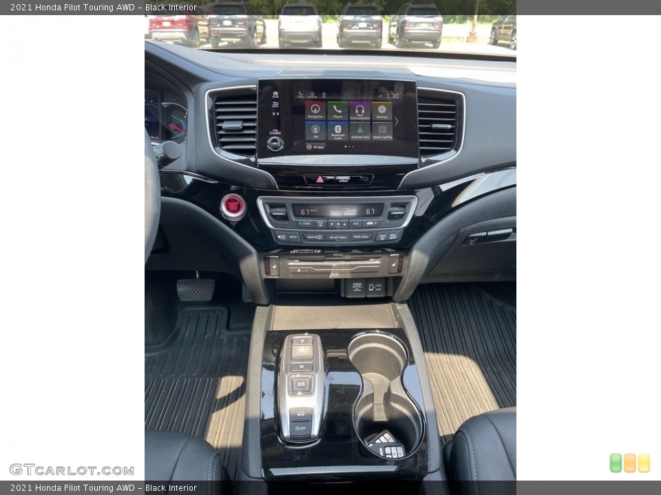 Black Interior Controls for the 2021 Honda Pilot Touring AWD #142636616