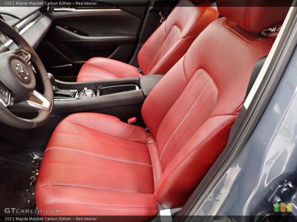 Red Interior Front Seat for the 2021 Mazda Mazda6 Carbon Edition #142638032