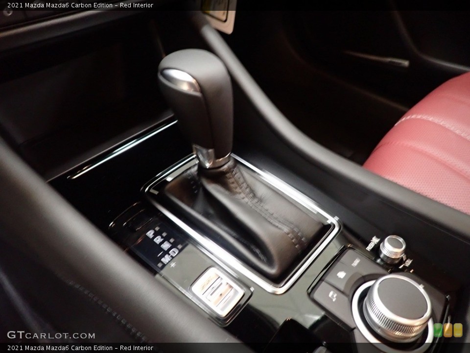 Red Interior Transmission for the 2021 Mazda Mazda6 Carbon Edition #142638173