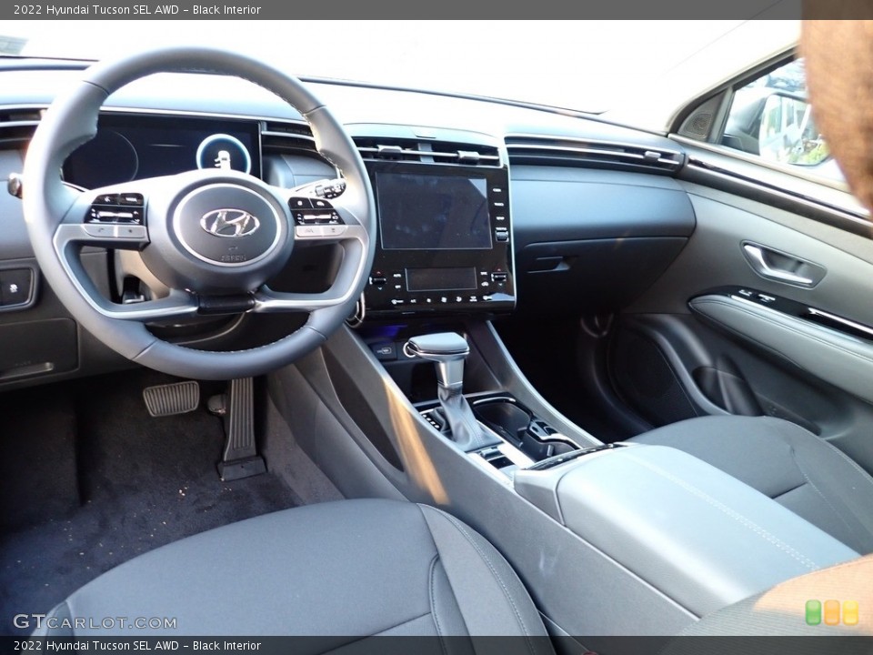 Black Interior Photo for the 2022 Hyundai Tucson SEL AWD #142638563