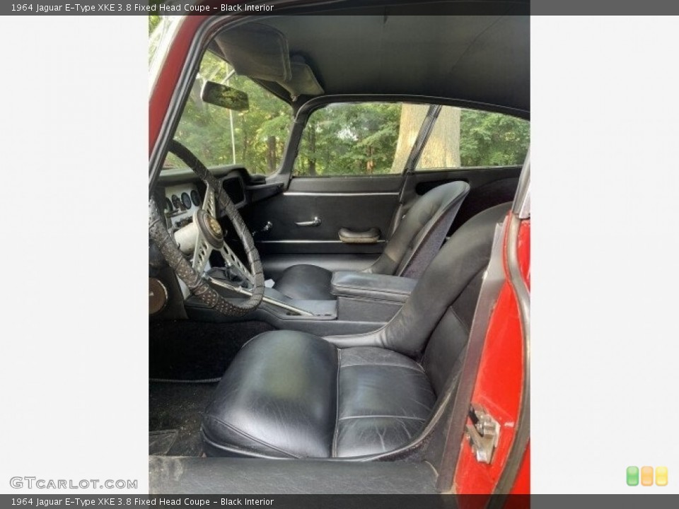 Black Interior Photo for the 1964 Jaguar E-Type XKE 3.8 Fixed Head Coupe #142639772