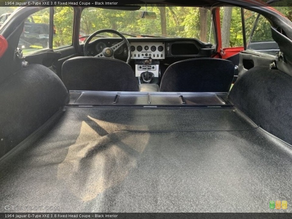 Black Interior Trunk for the 1964 Jaguar E-Type XKE 3.8 Fixed Head Coupe #142639796