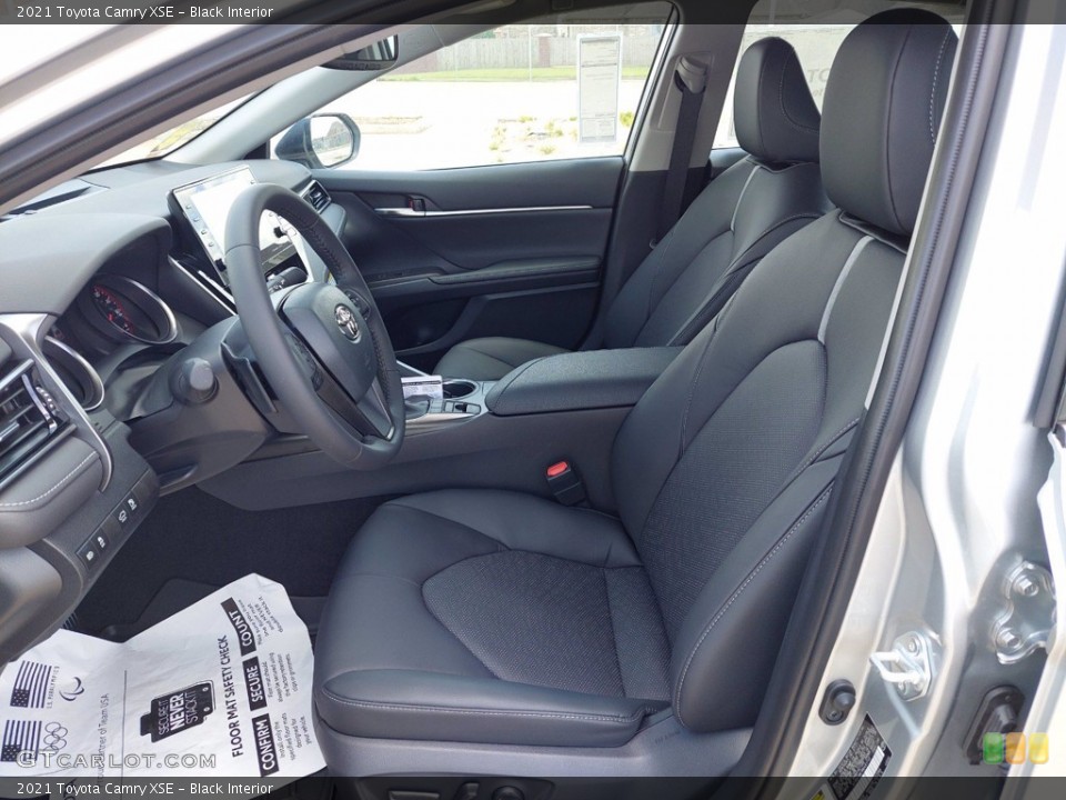 Black Interior Front Seat for the 2021 Toyota Camry XSE #142640333