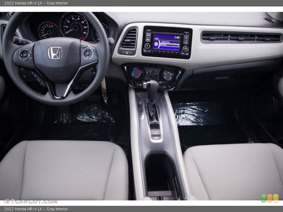Gray Interior Dashboard for the 2022 Honda HR-V LX #142643302