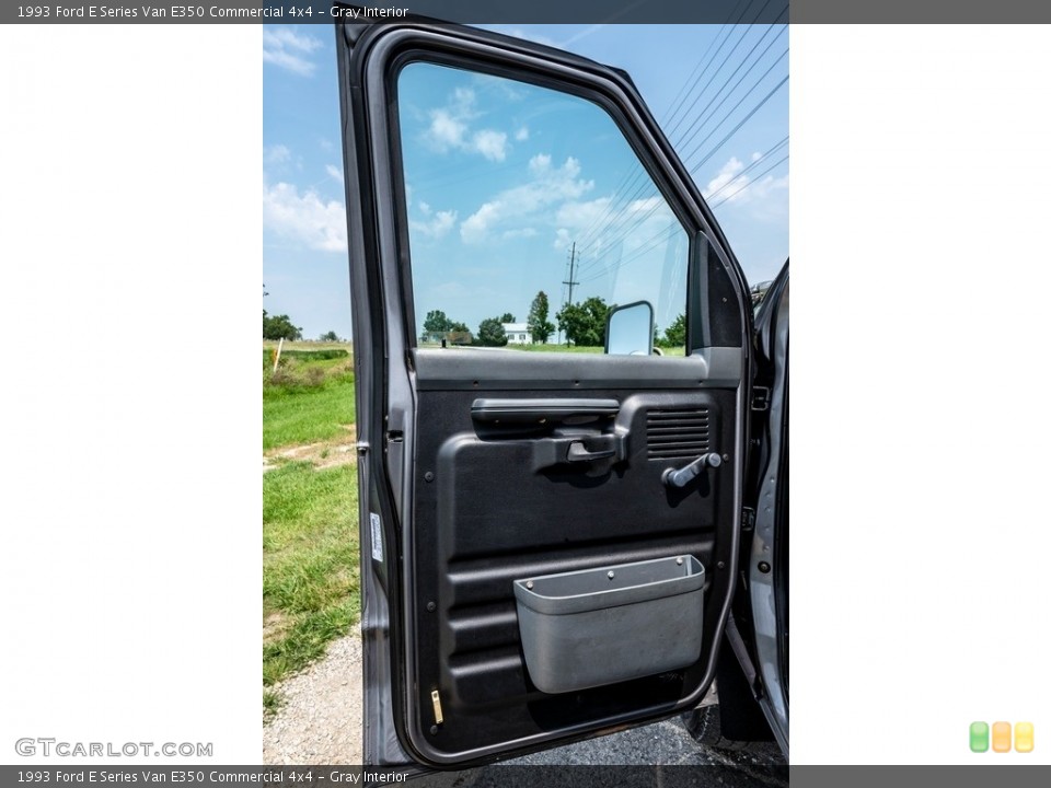 Gray Interior Door Panel for the 1993 Ford E Series Van E350 Commercial 4x4 #142644523