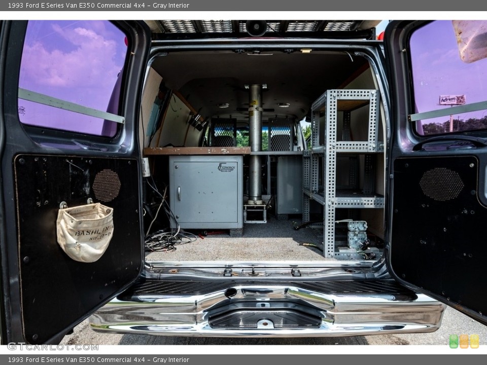 Gray Interior Trunk for the 1993 Ford E Series Van E350 Commercial 4x4 #142644547