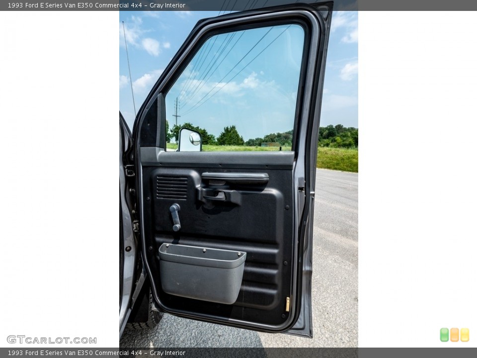 Gray Interior Door Panel for the 1993 Ford E Series Van E350 Commercial 4x4 #142644709