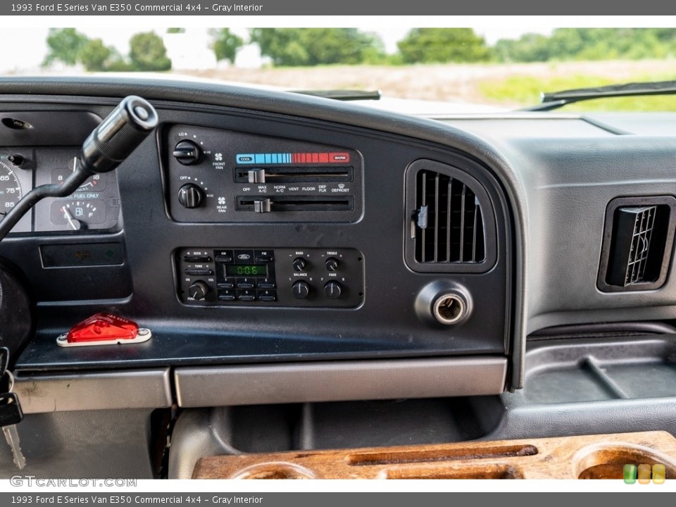 Gray Interior Controls for the 1993 Ford E Series Van E350 Commercial 4x4 #142644832
