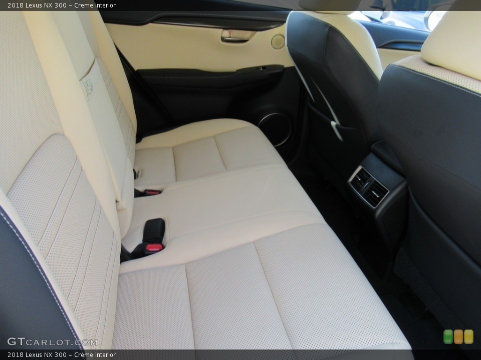 Creme Interior Rear Seat for the 2018 Lexus NX 300 #142645672