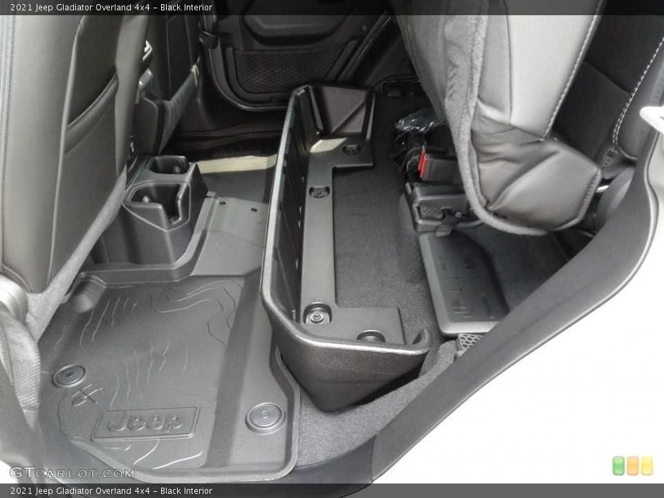 Black Interior Rear Seat for the 2021 Jeep Gladiator Overland 4x4 #142646041