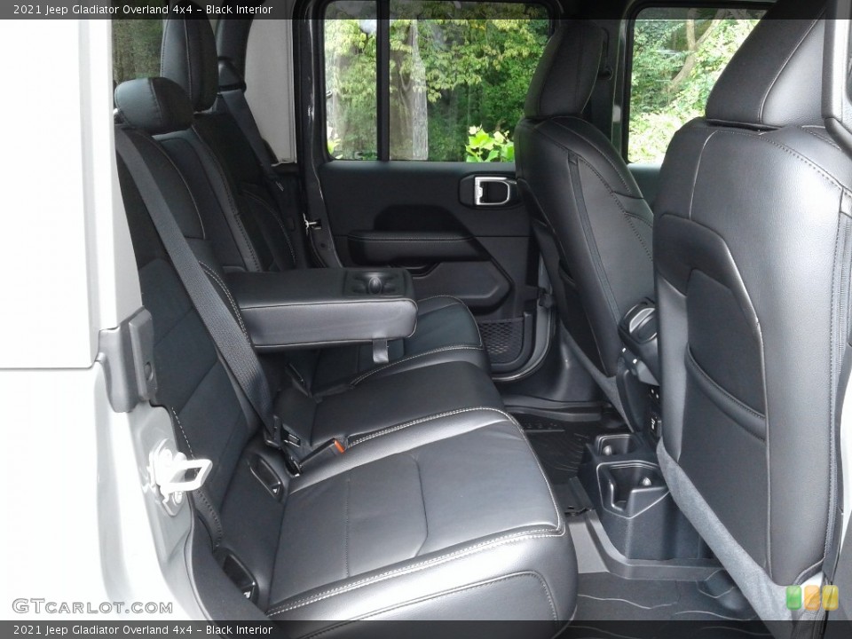 Black Interior Rear Seat for the 2021 Jeep Gladiator Overland 4x4 #142646077