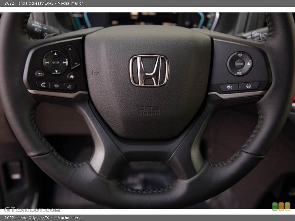 Mocha Interior Steering Wheel for the 2022 Honda Odyssey EX-L #142647250