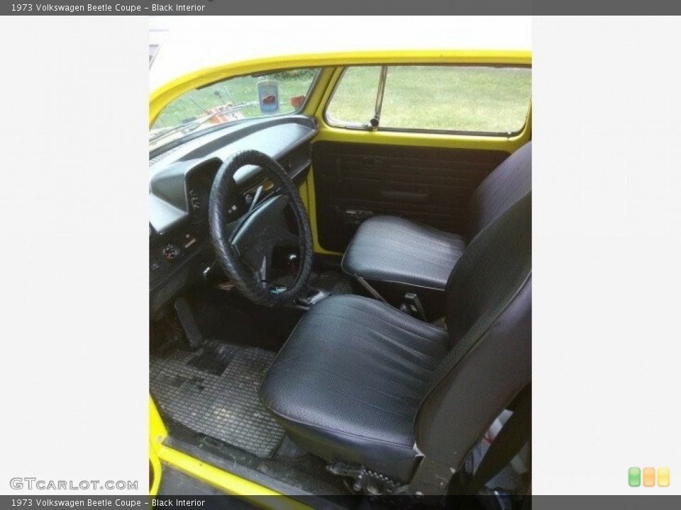Black Interior Photo for the 1973 Volkswagen Beetle Coupe #142647772