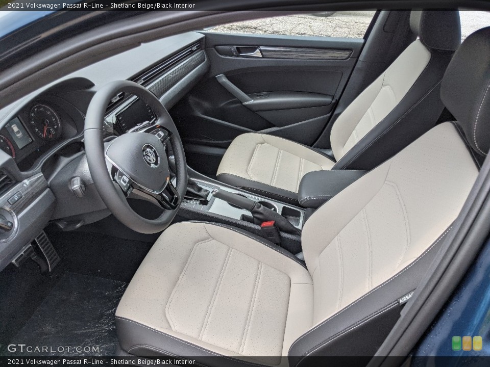Shetland Beige/Black 2021 Volkswagen Passat Interiors
