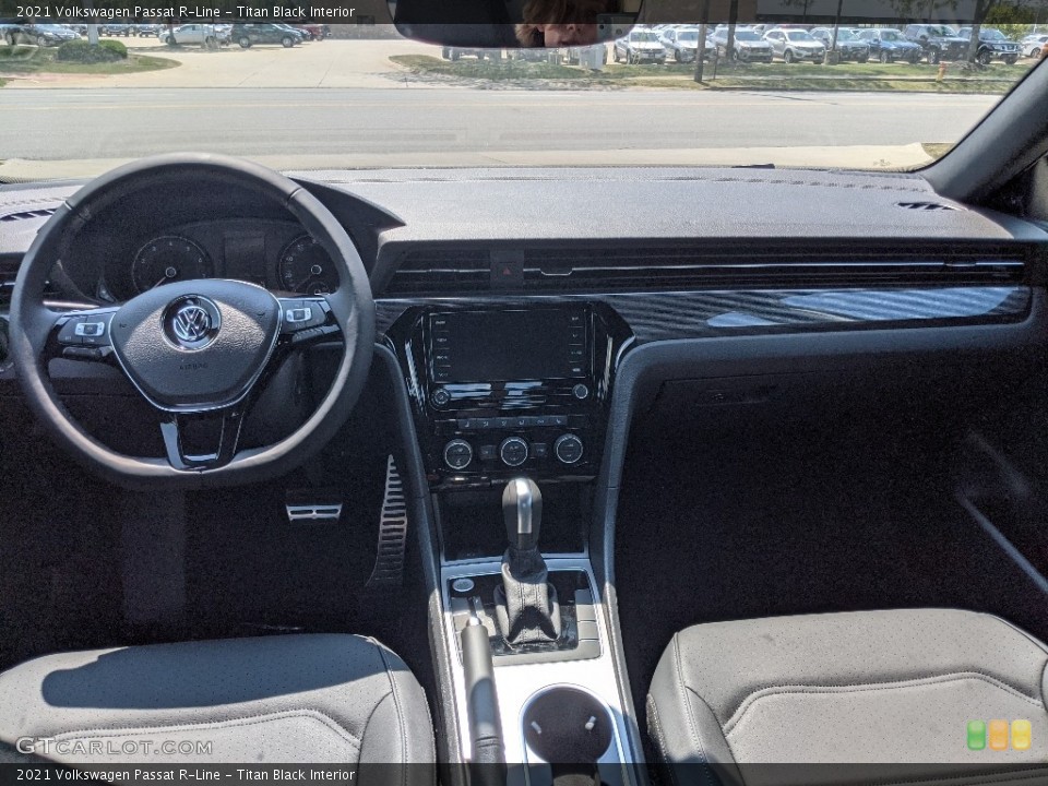 Titan Black Interior Dashboard for the 2021 Volkswagen Passat R-Line #142648288