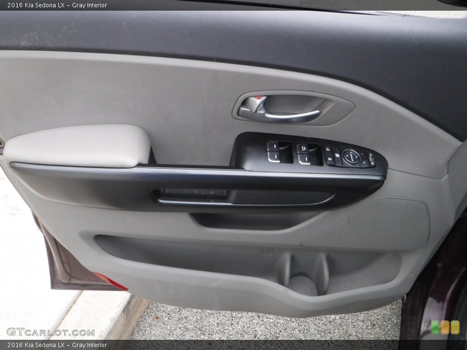 Gray Interior Door Panel for the 2016 Kia Sedona LX #142649131