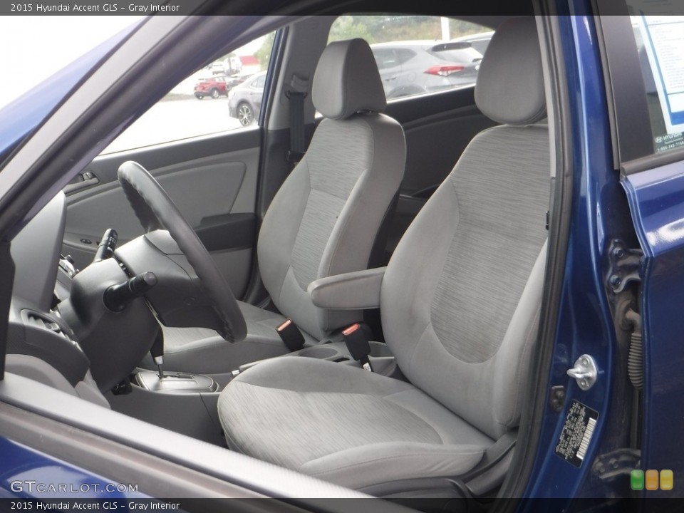Gray Interior Front Seat for the 2015 Hyundai Accent GLS #142649710