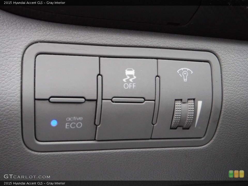 Gray Interior Controls for the 2015 Hyundai Accent GLS #142649758