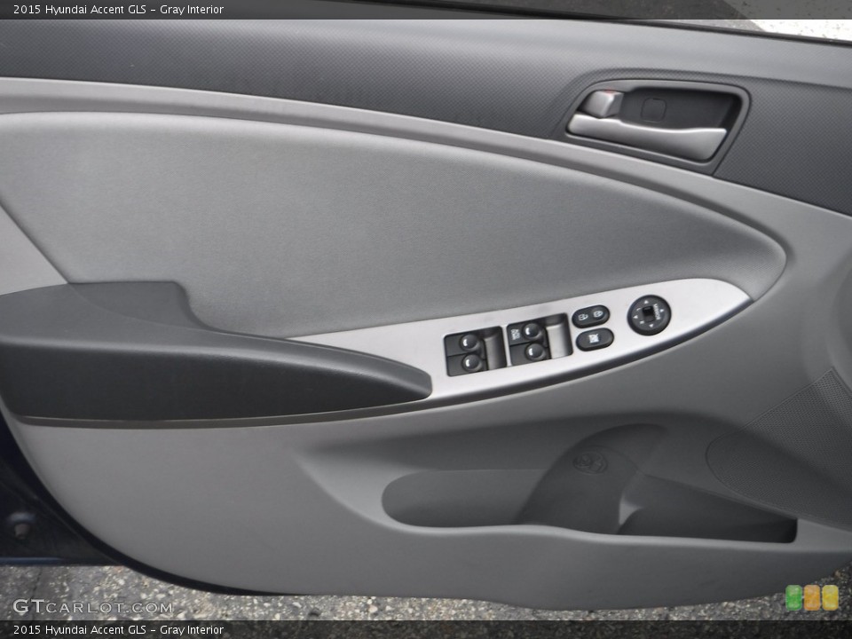 Gray Interior Door Panel for the 2015 Hyundai Accent GLS #142649779