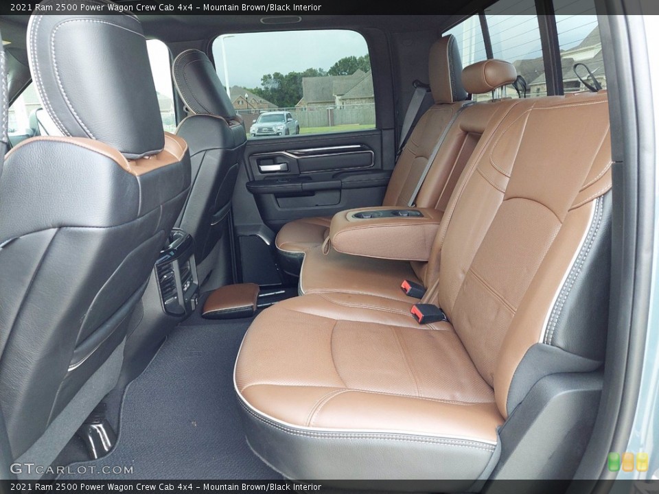 Mountain Brown/Black Interior Rear Seat for the 2021 Ram 2500 Power Wagon Crew Cab 4x4 #142651762