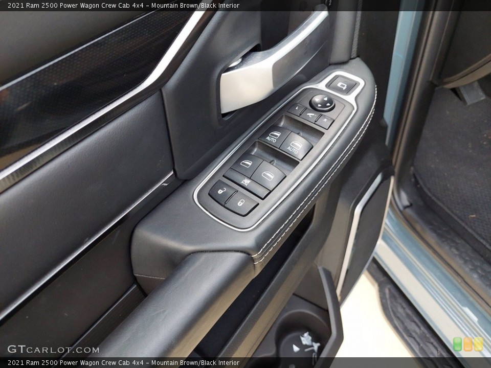 Mountain Brown/Black Interior Door Panel for the 2021 Ram 2500 Power Wagon Crew Cab 4x4 #142651813