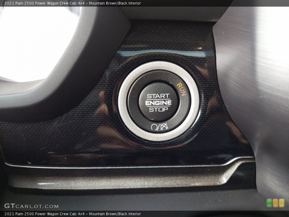 Mountain Brown/Black Interior Controls for the 2021 Ram 2500 Power Wagon Crew Cab 4x4 #142652062