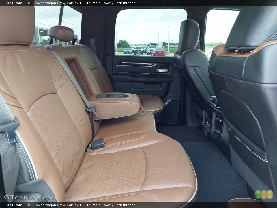 Mountain Brown/Black Interior Rear Seat for the 2021 Ram 2500 Power Wagon Crew Cab 4x4 #142652170