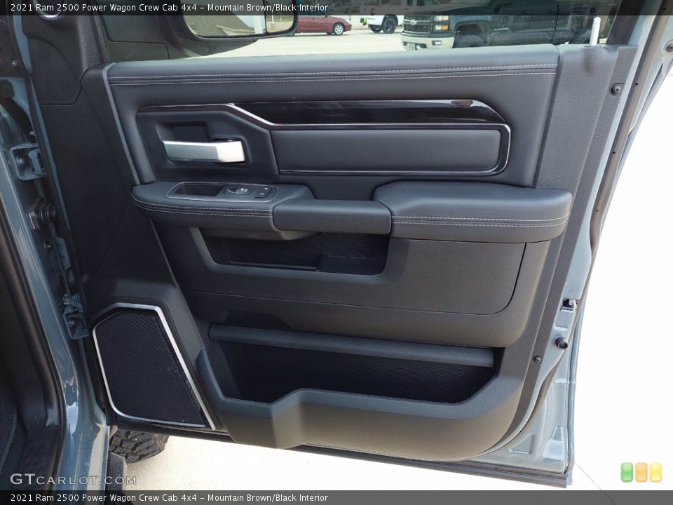 Mountain Brown/Black Interior Door Panel for the 2021 Ram 2500 Power Wagon Crew Cab 4x4 #142652191