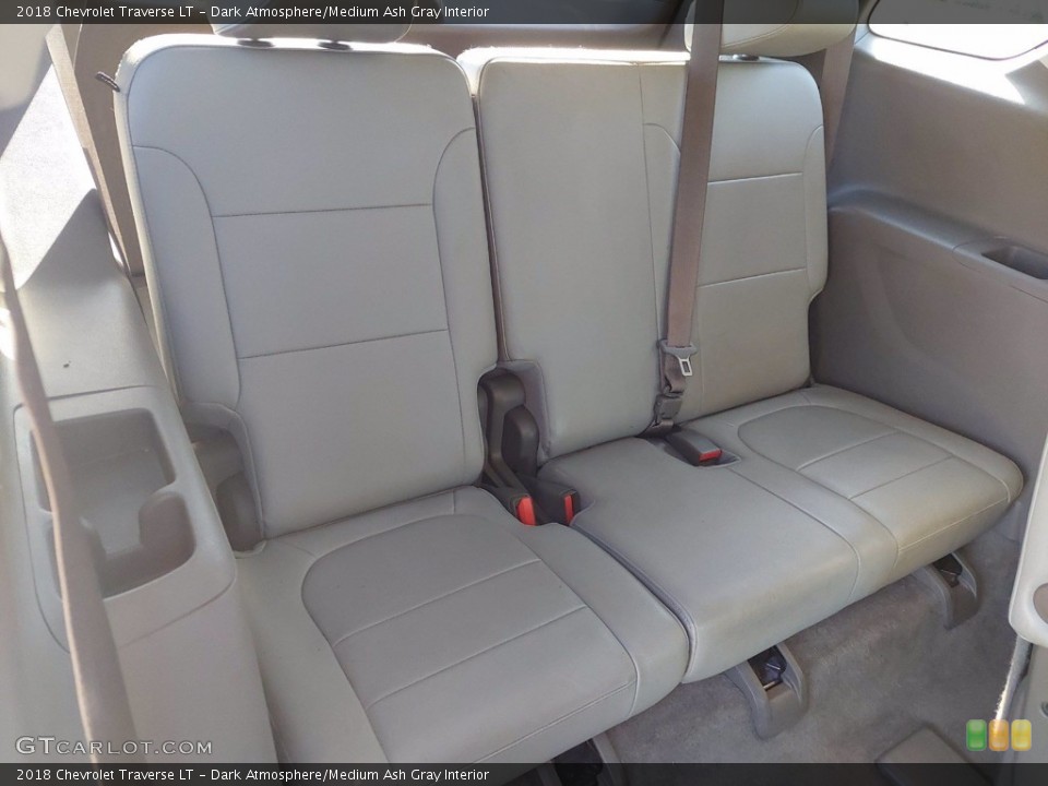 Dark Atmosphere/Medium Ash Gray Interior Rear Seat for the 2018 Chevrolet Traverse LT #142652902