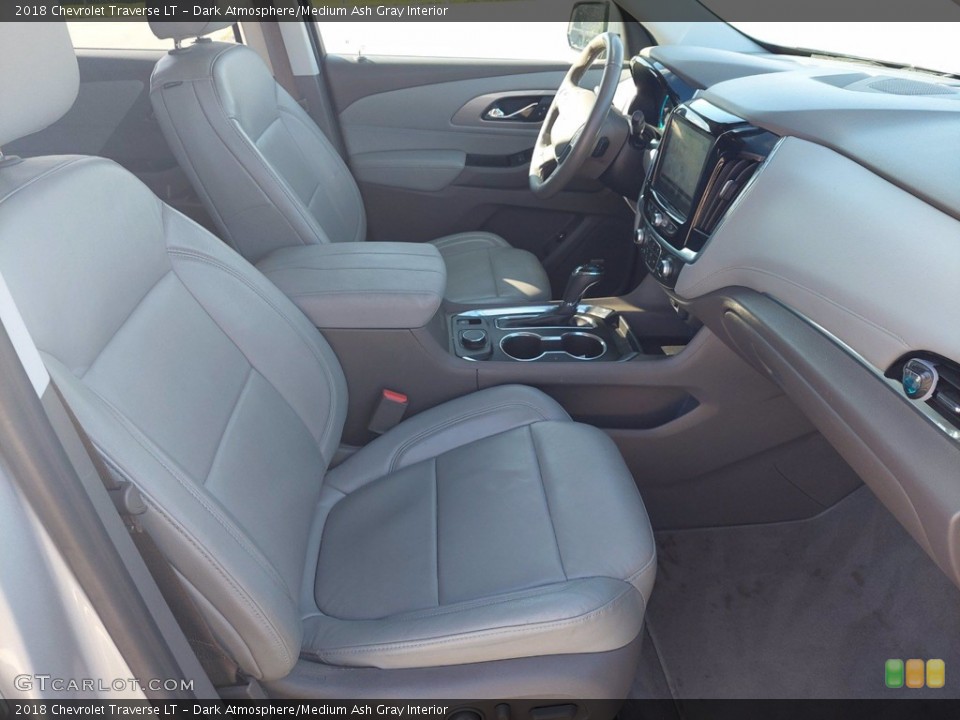 Dark Atmosphere/Medium Ash Gray Interior Front Seat for the 2018 Chevrolet Traverse LT #142652947