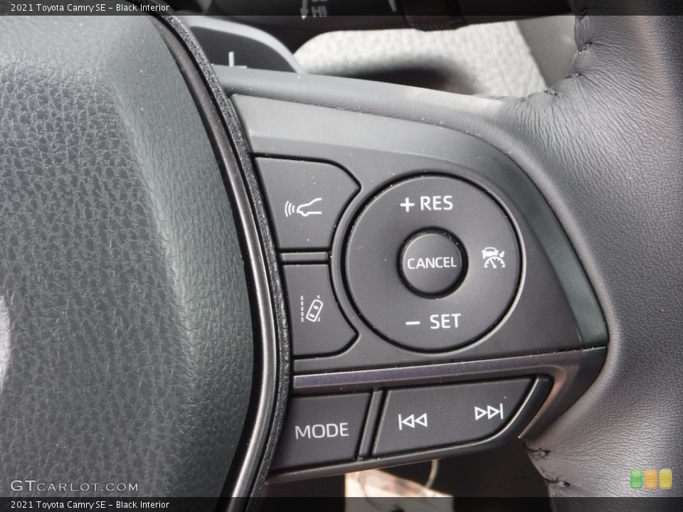 Black Interior Steering Wheel for the 2021 Toyota Camry SE #142653745