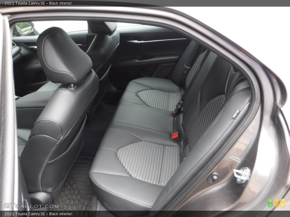 Black Interior Rear Seat for the 2021 Toyota Camry SE #142653904