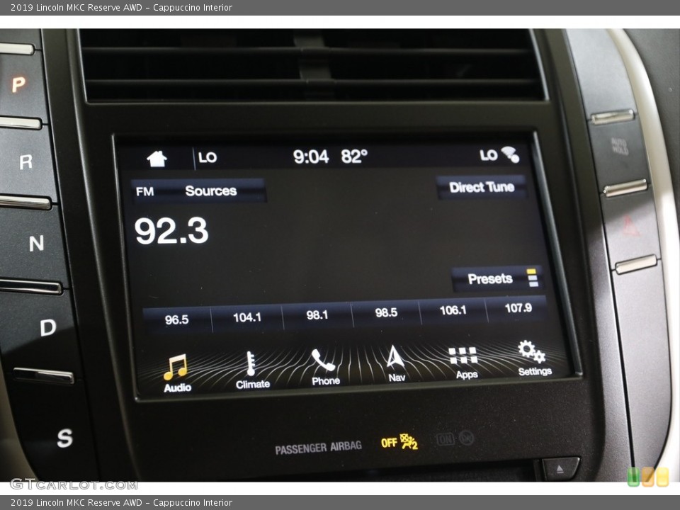 Cappuccino Interior Controls for the 2019 Lincoln MKC Reserve AWD #142656113