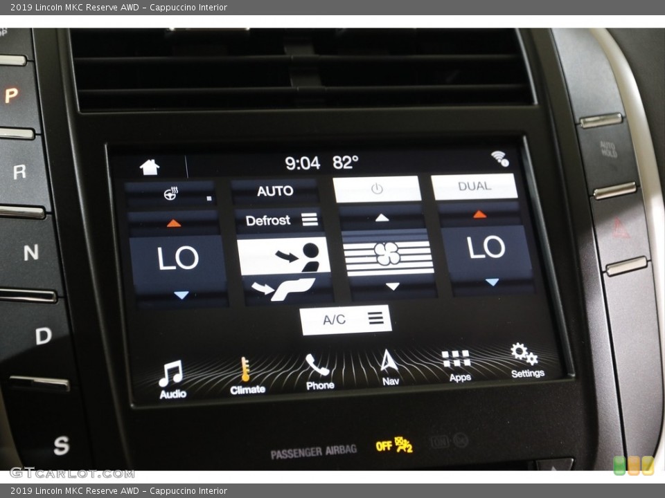 Cappuccino Interior Controls for the 2019 Lincoln MKC Reserve AWD #142656131