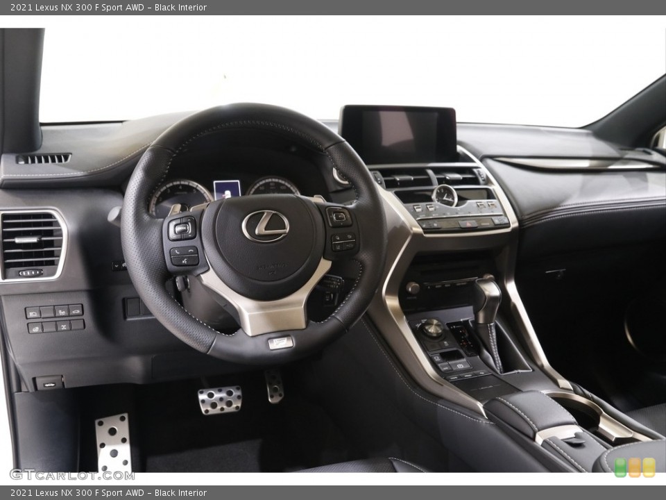 Black Interior Dashboard for the 2021 Lexus NX 300 F Sport AWD #142656584