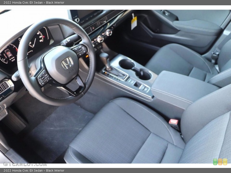 Black Interior Photo for the 2022 Honda Civic EX Sedan #142657271