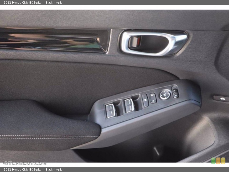 Black Interior Door Panel for the 2022 Honda Civic EX Sedan #142657295