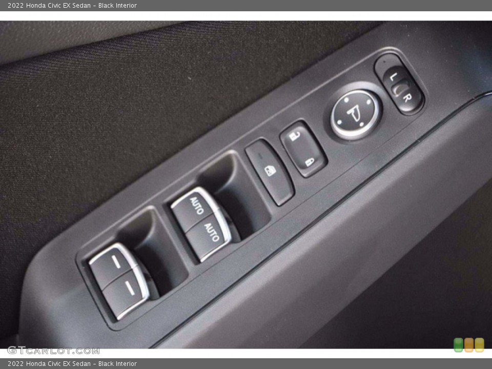 Black Interior Controls for the 2022 Honda Civic EX Sedan #142657316
