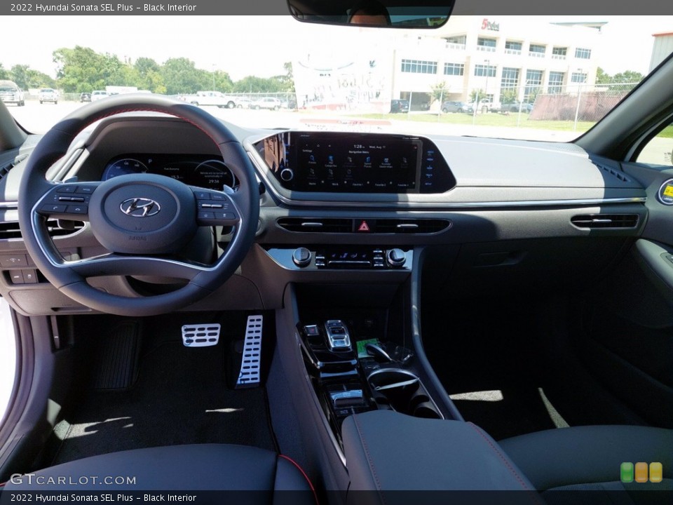 Black Interior Dashboard for the 2022 Hyundai Sonata SEL Plus #142657442